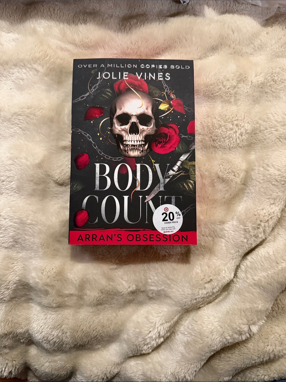 Body Count by Jolie Vines - Black & Red Cover